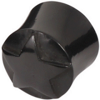 Plain Star Flesh Plug 