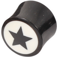 Contrast Star Flesh Plug 