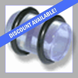 Ultra-Violet Flesh Plug 