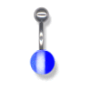 Ultra-Violet Blue Striped Ball