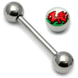 Wales Flag Barbell