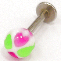 Hearts Ball Labret