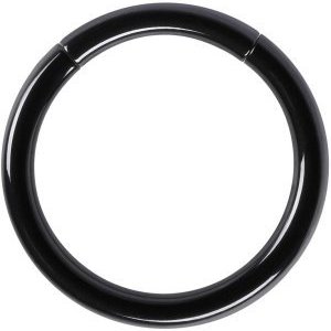 1.6mm Gauge PVD Black Smooth Segment Ring