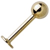 9ct Gold Labret 