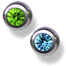 Titanium Clip-In Gemballs (4-pack) 