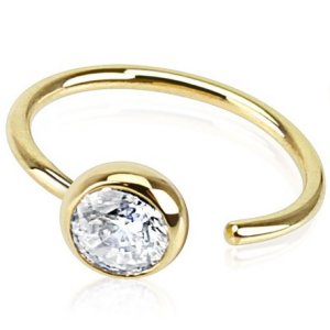14 Carat Yellow Gold Jewelled Ring
