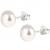 Sterling Silver Real Freshwater Pearl Earrings - view 4