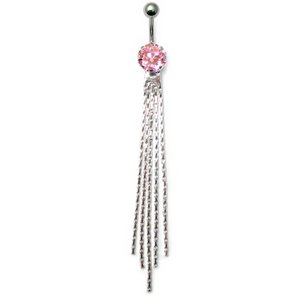 Long Shimmer Belly Bar