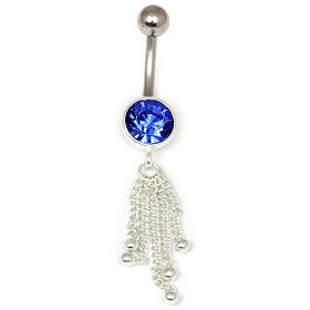 Chain Waterfall Belly Bar