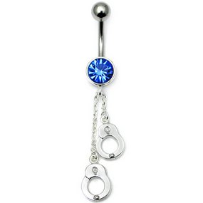 Handcuffs Belly Bar