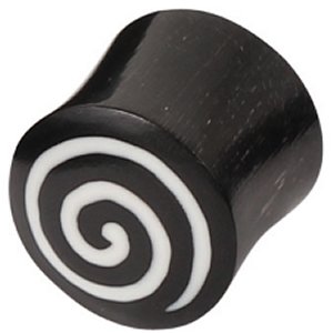 Horn Spiral Flesh Plug