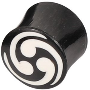 Horn Tribal Flesh Plug