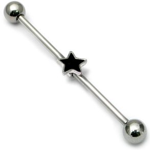 Industrial Scaffold Barbell - Black Star