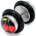 Cherries Steel Fake Plug