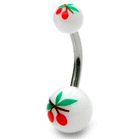 Acrylic Cherries Belly Bar