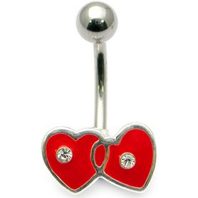 Twin Hearts Belly Bar