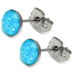 Pair of Sparkly Crystal Stud Earrings