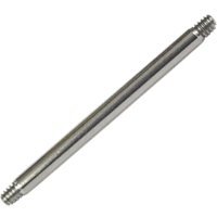 1.0mm Gauge Steel Barbell Stem (No Balls)