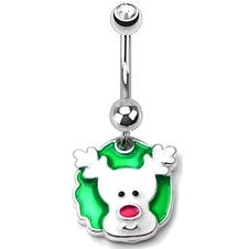 Christmas Belly Bar - Reindeer Face