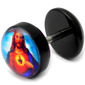 Acrylic Fake Plug - Jesus