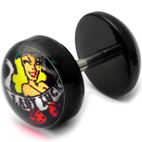 Acrylic Fake Plug - Lady Luck