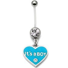 It's A BOY Flexible Belly Bar