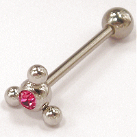 Steel Jewelled Asteroid Barbell