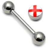 England Flag Barbell