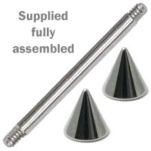 Cones Steel Barbell