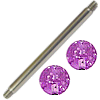 Glitter Balls Barbell