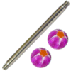 Glitter Star Balls Barbell