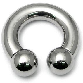 5mm Gauge Steel Circular Barbell - Internally Threaded