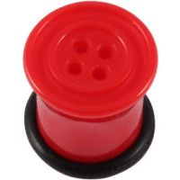 Acrylic Button Ear Plug