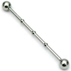 Industrial Scaffold Barbell - Three Wide Bumps