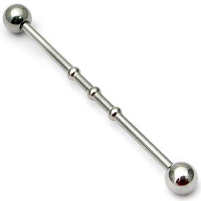 Industrial Scaffold Barbell - Three Narrow Bumps