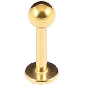 18ct Gold-Plated Labret