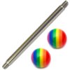 Rainbow Balls Barbell