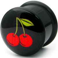 Cherries Acrylic Plug