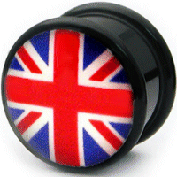 Union Jack Acrylic Plug