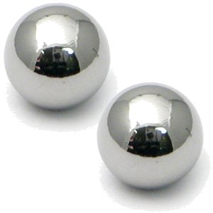 1.6mm Plain Steel Screw-on Balls (2-pack)