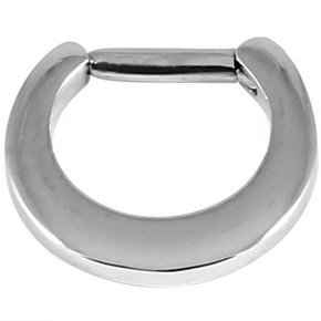 Plain Steel Septum Clicker Ring