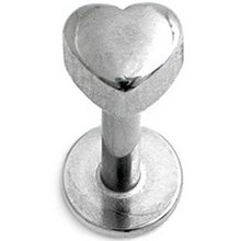 Heart Steel Labret