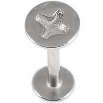 Crosshead Screw Top Steel Labret