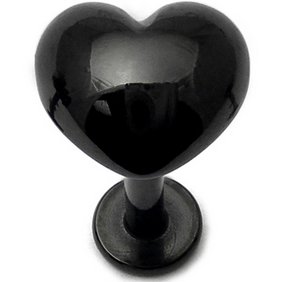 PVD Black Heart Labret