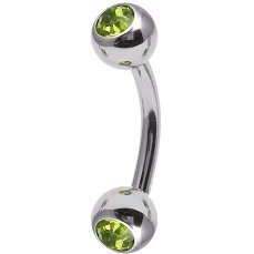 1.2mm Gauge Double Jewelled Steel Banana