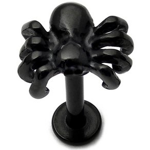 PVD Black Spider Labret