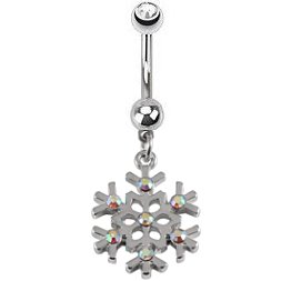 Christmas Belly Bar - Snowflake