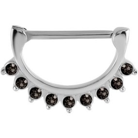 Jewelled Steel Nipple Clicker