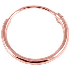 PVD Rose Gold on Sterling Silver Sleeper Ring