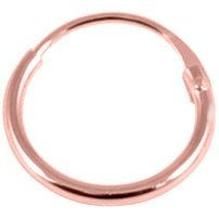 PVD Rose Gold on Sterling Silver Sleeper Ring